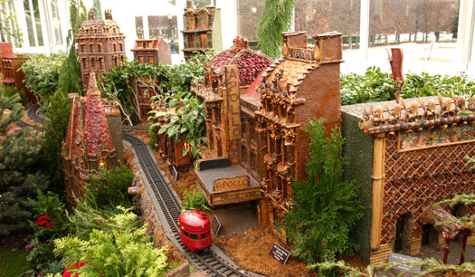 紐約市植物園耶誕火車展