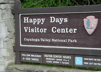 庫雅荷加谷國家公園 (Cuyahoga Valley National Park) 快樂日遊客中心 (Happy Days Visitor Center)
