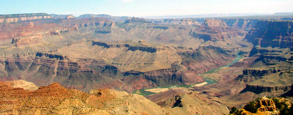 大峽谷 (Grand Canyon National Park) 
國家公園 沙漠景觀之路 
瞭望塔遠眺