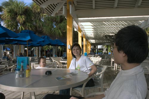 Key West的旅館海邊