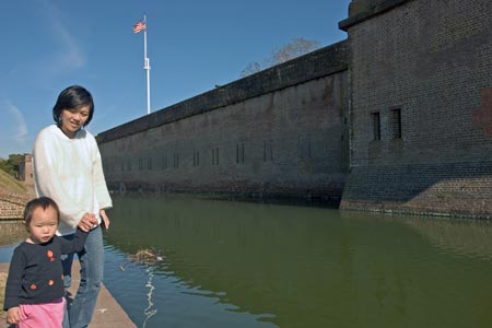 Fort Pulaski晚玩