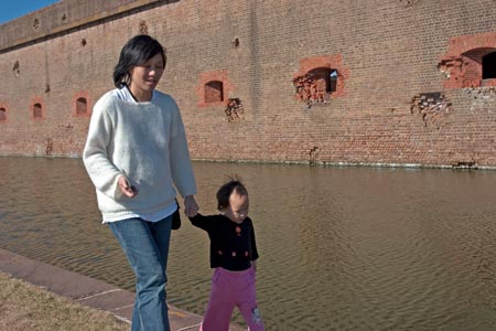 Fort Pulaski晚玩