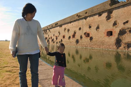 Fort Pulaski晚玩