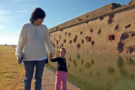 Fort Pulaski晚玩