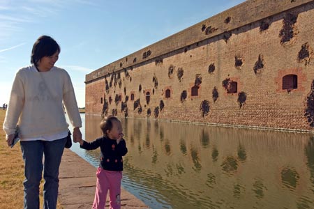 Fort Pulaski晚玩