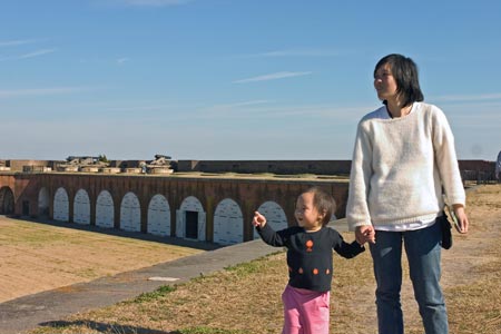 Fort Pulaski晚玩