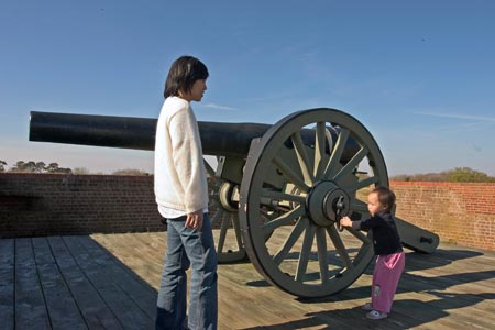 Fort Pulaski晚玩