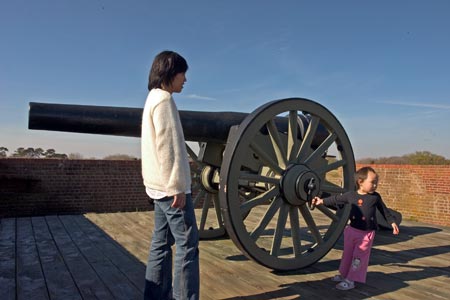 Fort Pulaski晚玩