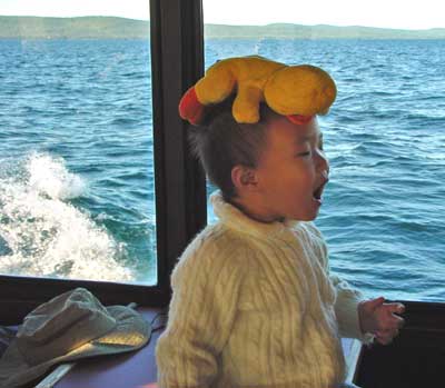 坐喘船到 Isle Royale