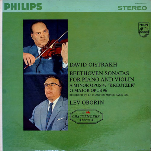 Philips PHS900-031, Beethoven, Oistrakh/Oborin
