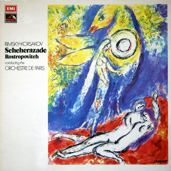  EMI ASD 3047 Rimsky-Korsakov Scheherazade, Rostropovitch, Orchestre de Paris