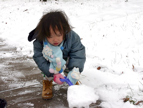 下雪了！