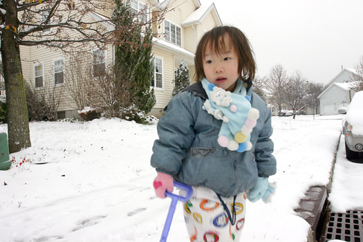 下雪了！