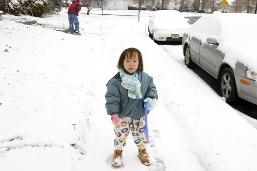 下雪了！