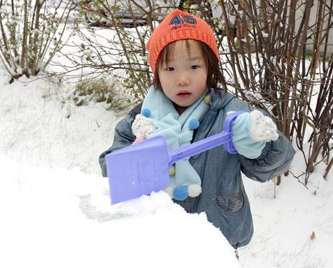 下雪了！