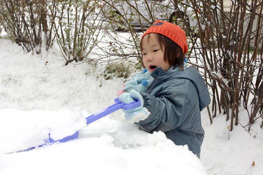 下雪了！