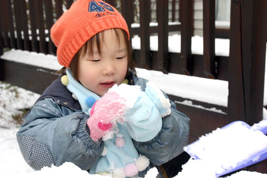 下雪了！