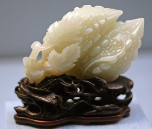 故宮博物院 白玉苦瓜