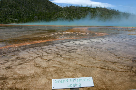 中途噴泉凹地 (Midway Geyser Basin)